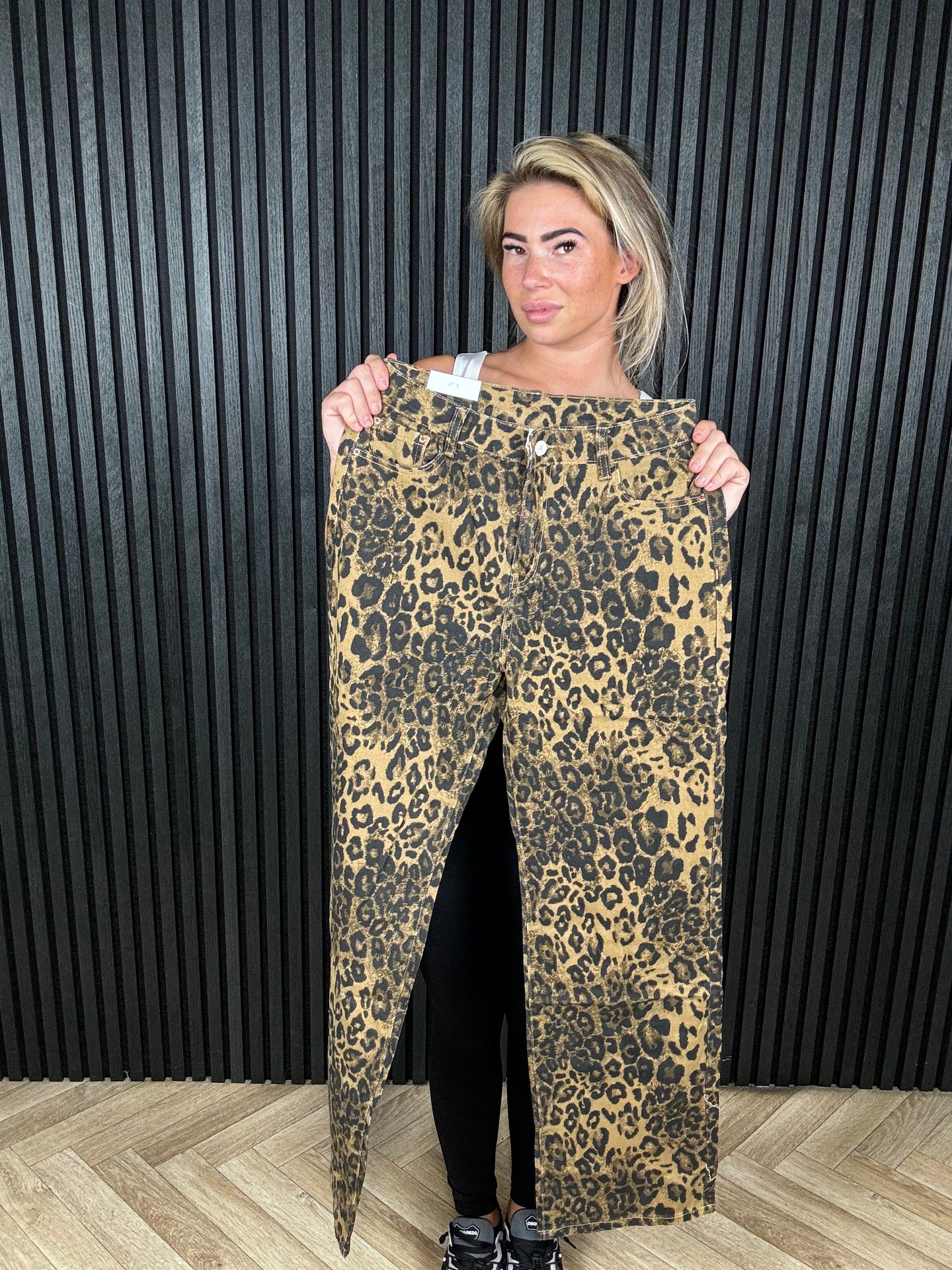 Plussize Panter Jeans Highwaisted en Straight leg